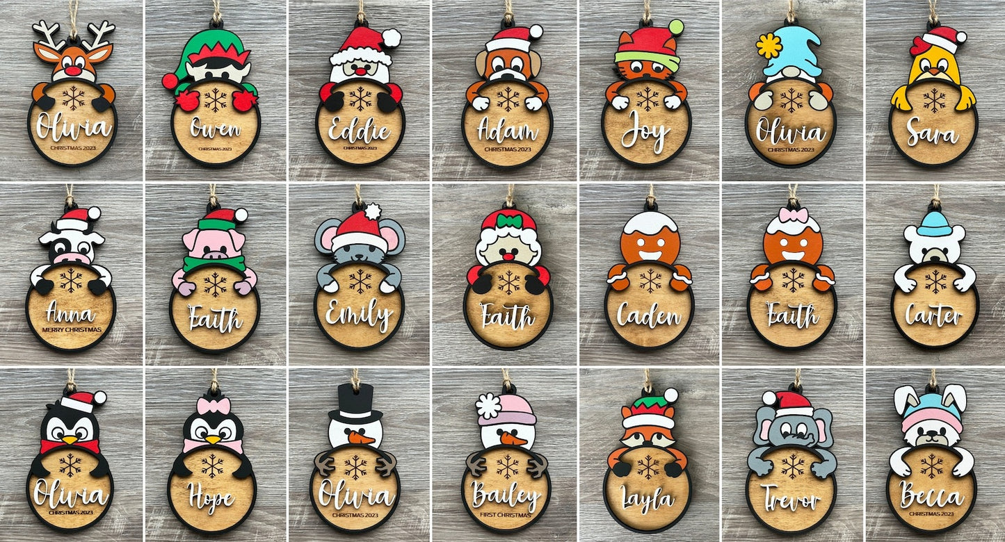 Personalized Animal Ornament Kits