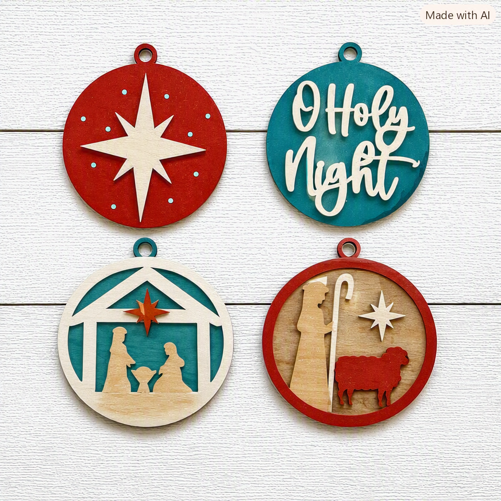 Nativity Ornament set