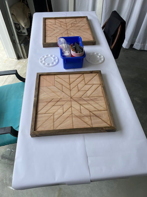2 sign kits ready to be painted