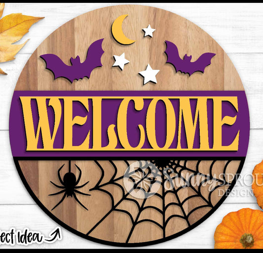 Welcome Halloween Sign Kit