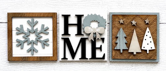 Winter Home Wall/mantle signs