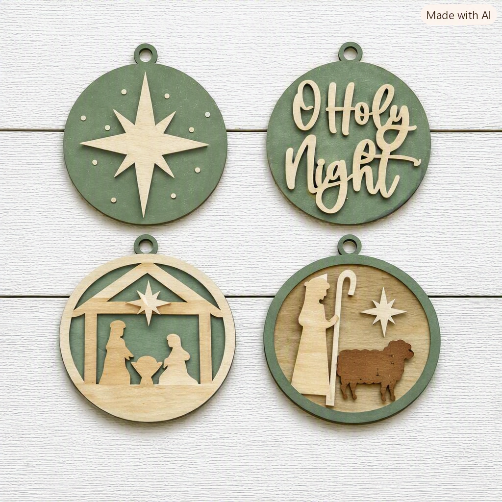 Nativity Ornament set