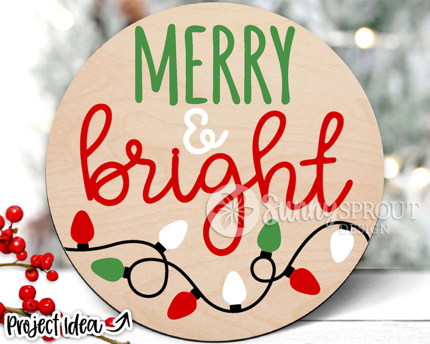 Merry and Bright Sign Kit