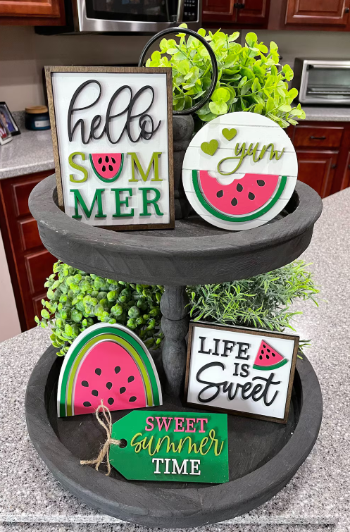 Watermelon Summer Sign Set