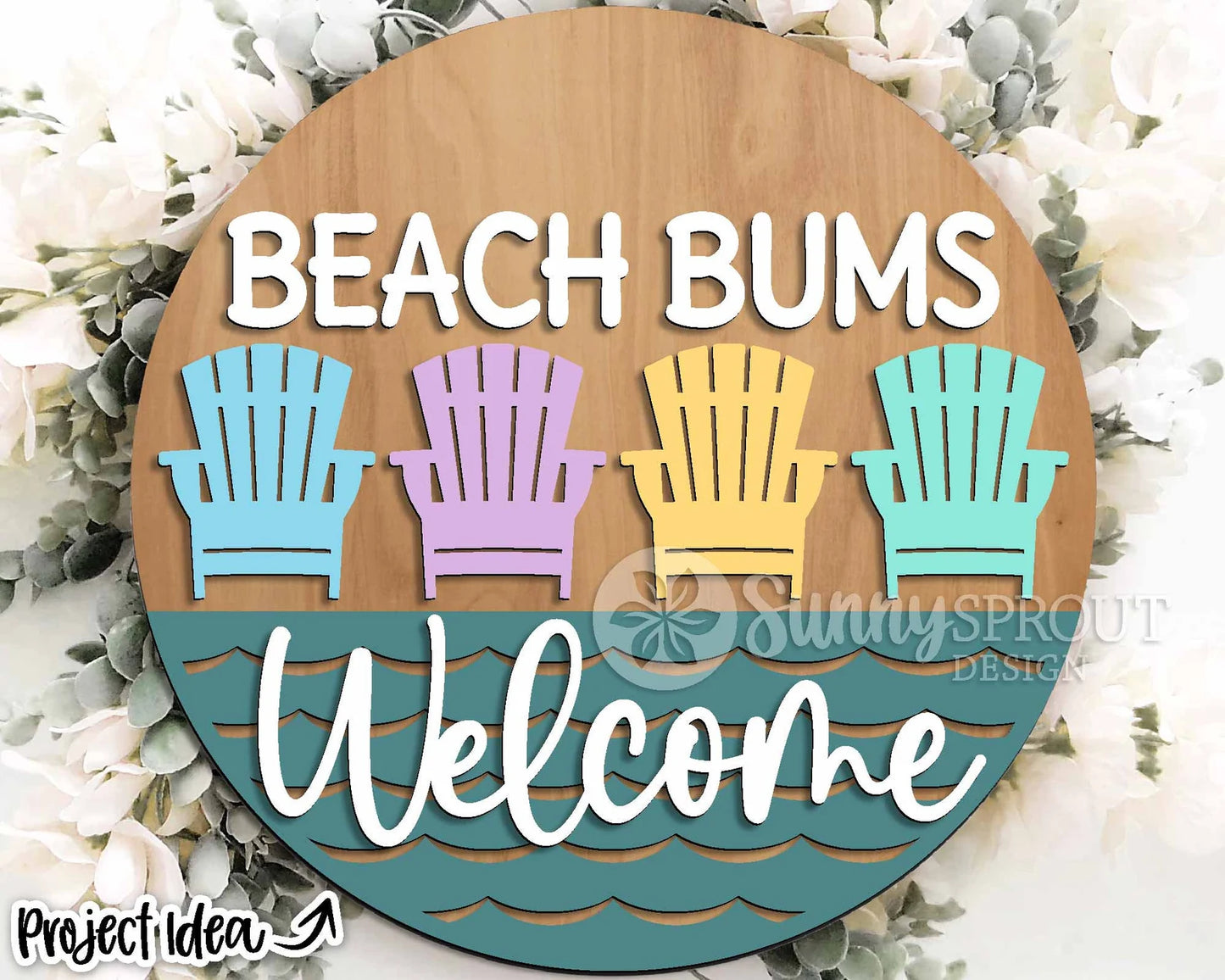 Beach Bums Sign Kit