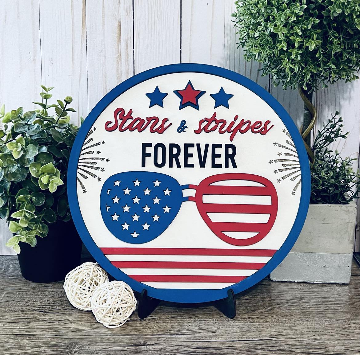 Stars and Stripes Forever Sign Kit