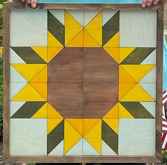 Sunflower Barn Quilt Paint kit