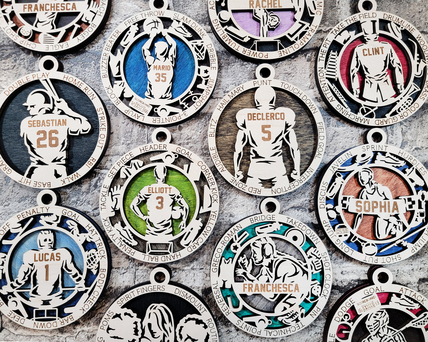 Personalized Sports/Activities Ornament