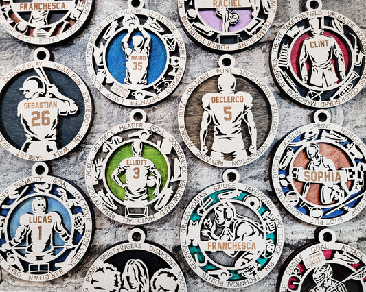 Personalized Sports/Activities Ornament