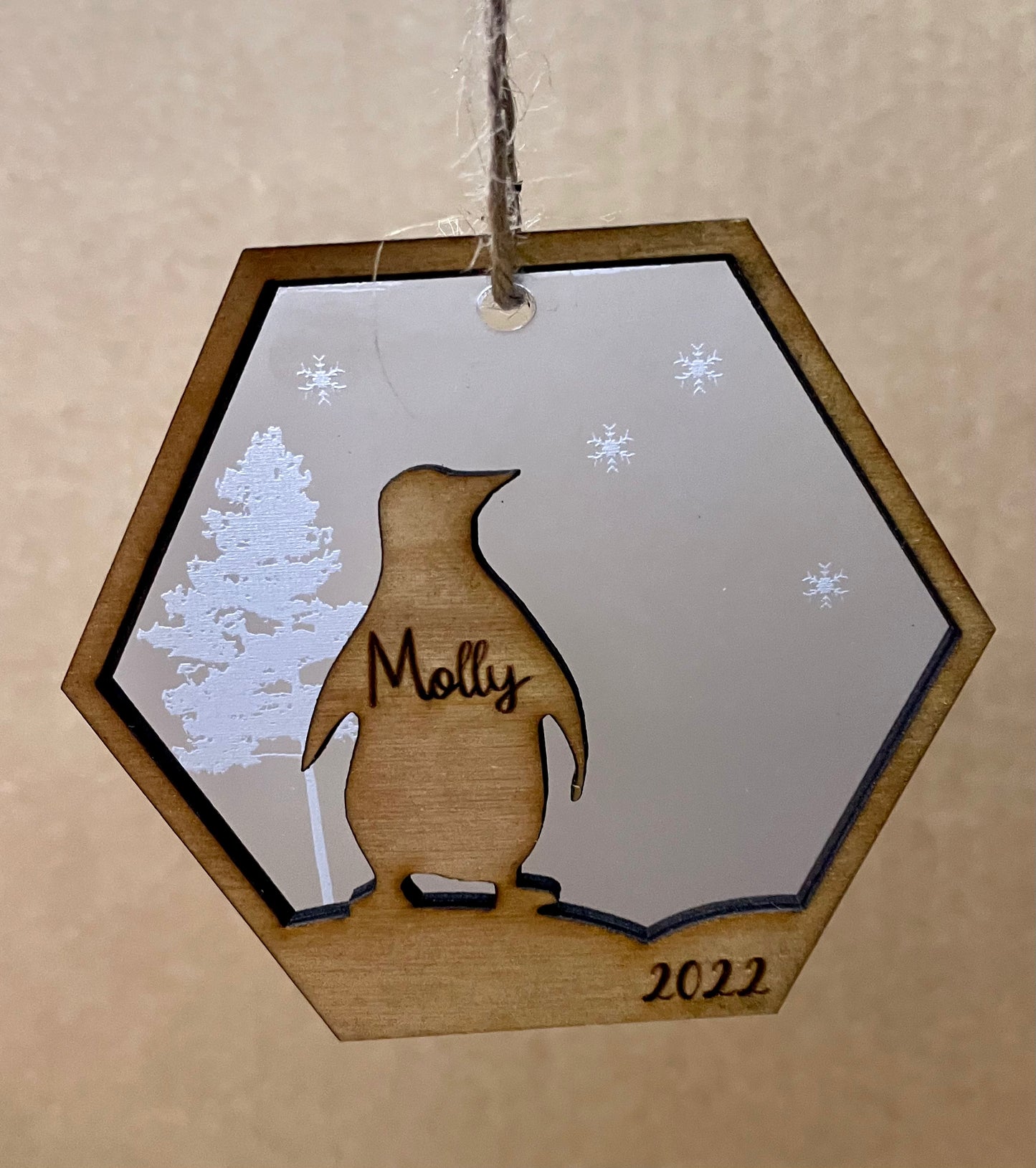 Hexagon Animal Ornament